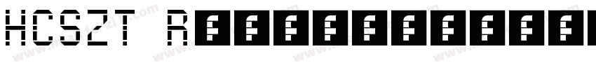 HCSZT Regular字体转换